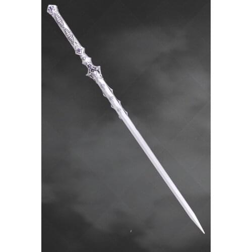 Game JX Online 3 Chun Yang Cosplay Prop Jian Wang 3 Zixiagong Level 110 Orange Sword Weapon Halloween Christmas Gift