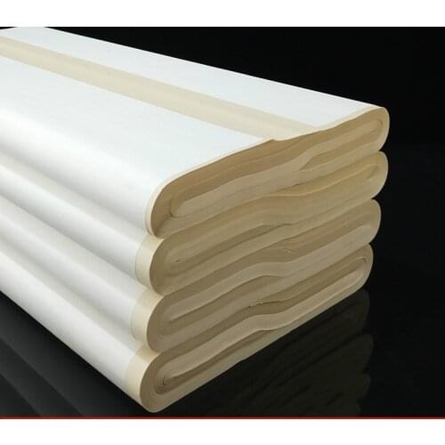 100pcs Chinese Calligraphy Paper Thicken Raw Xuan Paper Chinese Painting Calligraphy Practice Bamboo Ripe Rice Paper Rijstpapie