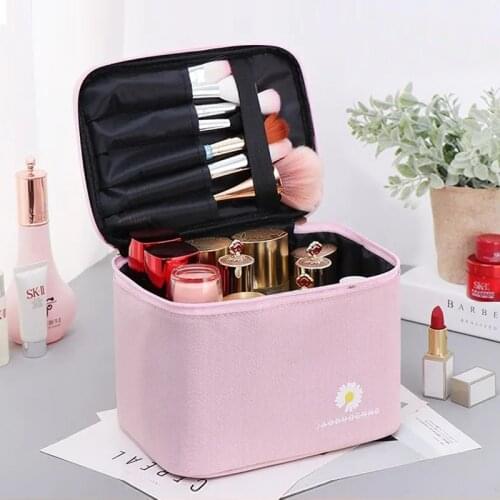 Cosmetic Bag Female Large-capacity Portable Ins Wind Transparent Wash Bag Skin Care Product Storage Bag Cosmetic Bags