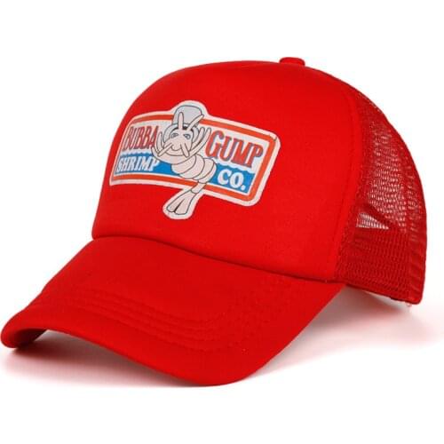 2019 new BUBBA GUMP Cap SHRIMP CO Truck Baseball Cap Men Women Sport Summer Snapback Cap Hat Forrest Gump Adjustable Hat
