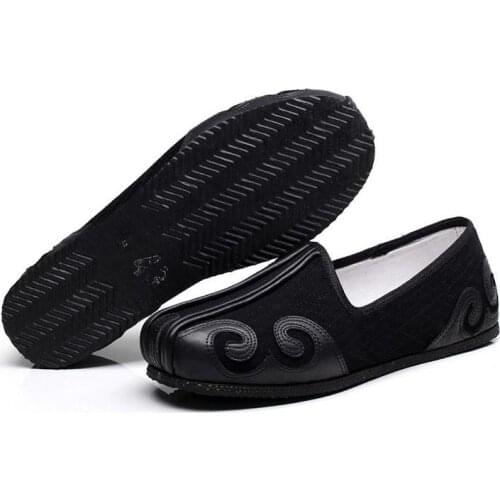 Adult&kids children taoism taoist kung fu shoes tai chi shaolin kungfu martial arts wushu zen shoes sneakers black