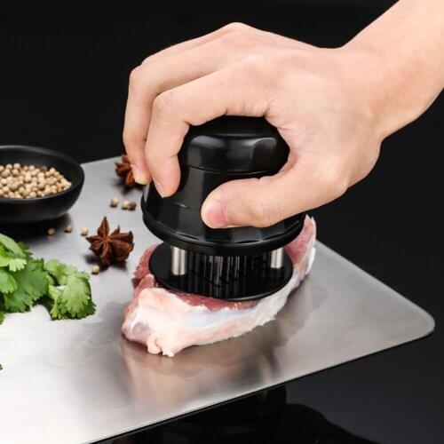 Meat Tenderizer Stainless Steel Knife Meat Beef Steak Meat Tenderizer 56 Blades Needle Professional Kitchen Cooking Tools