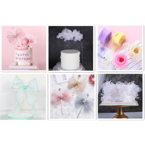 Straw bow cake card birthday cake decoration cake card plug-in birthday party cake stand