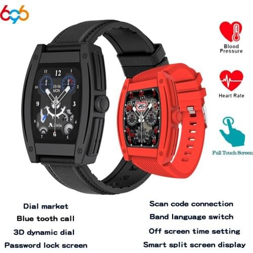 N72 Sport Smart Watch BT Call Heartrate Blood Pressure Test 3D Dynamic Dial Full Screen Touch Password Lock Screen Smartwatch