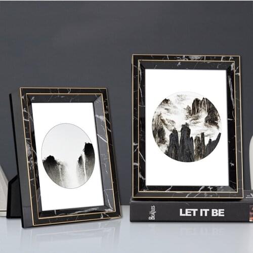 6/7/10 Inch Light Luxury Solid Wood Photo Frame Living Room Ornaments