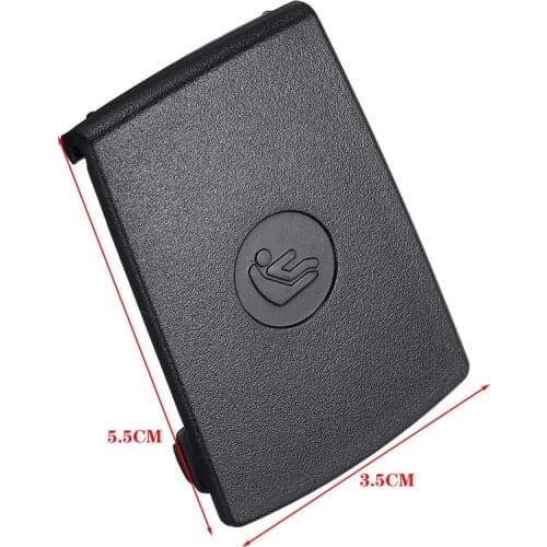 Black/Beige Universal Car Rear Seat Safety Cover Trim For BMW F30 F31 3-Series F20 F21 F22 F80 M3 F34 Child Restraint