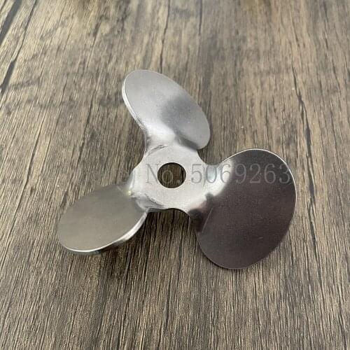 1pcs 304 stainless steel Rotating DIA4cm to 12cm three blade propeller,Press down the material,for laboratory mixer equipment
