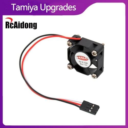 High Speed Cooling Fan 30x30mm Motor Heat Sink for 1/10 Tamiya TT01/TT02 RC Drift Car Upgrades Parts Accessories