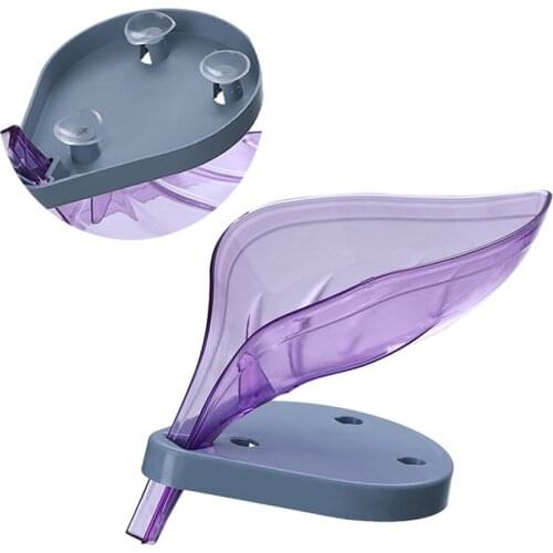 Leaf Shape Soap Box Bathroom soap holder Dish Storage Plate Tray Bathroom Soap Holder Case Bathroom Supplies bathroom gadgets
