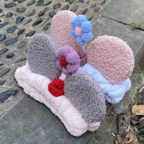 Winter Mickey Hair Band Ins Hoops Girl Cute Face Wash Hair Headband Hairband Makeup Headband Home Hair Accessories for Female