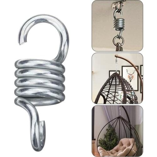 1pcs Heavy Duty Extension Spring Suspension Hook Spare Parts for Garden Swing Hammock