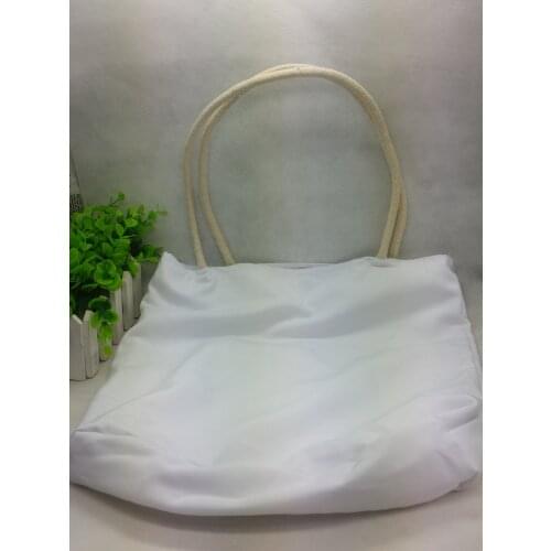 10pcs/Lot Fashion DIY Sublimation Blank Shopping bag For Heat Transfer printing handbag/single shoulder products 35*37CM