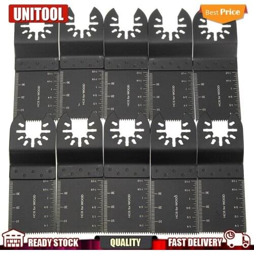 10Pcs reciprocating saw blades High Carbon Steel Saw Cut Blade 34mm For Fein for Bosch for Oscillating Multi Tool High Quality