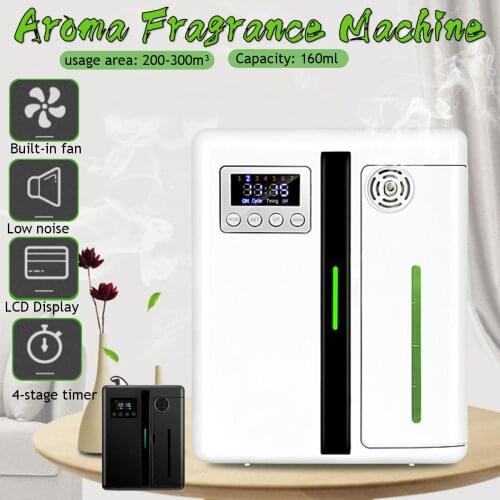 2 Colors Intelligent Aroma Fragrance Machine 160ml Timer Function Scent Unit Essential Oil Aroma Diffuser for Home Hotel Office