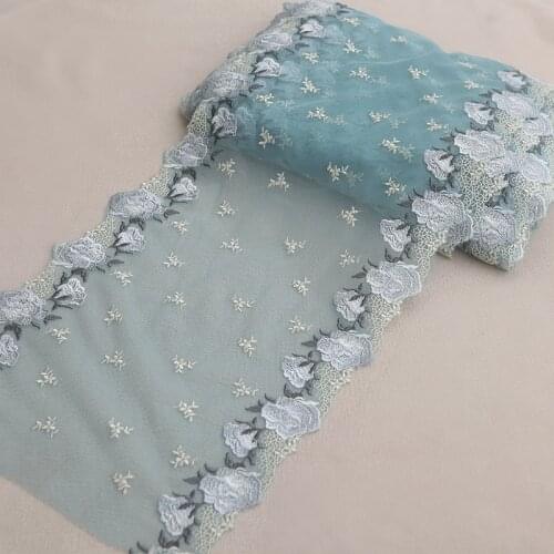 2yards Lace Fabric Exquisite Flower Embroidery Lace Trim for Sewing Craft Materials Clothing Accessories Lace C142