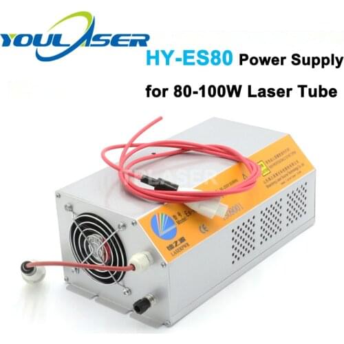 80W HY-ES80 CO2 Laser Power Supply For Laser Cutting Machine With 80w-90w Co2 Laser Tube