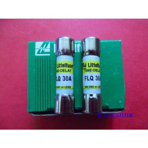 Free shipping 10pcs FLQ 30 TIME-DELAY America Netlon 10X38 delay fuse / fuse 30A 500V