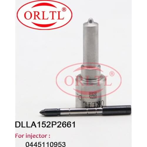 DLLA152P2661 Common Rail Injector Nozzle DLLA 152 P 2661 Black Needle Sprayer 0 433 172 661 For Bosch 0445110953