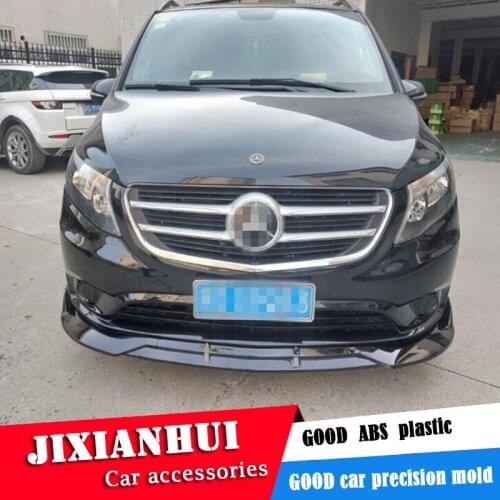 For Mercedes-Benz Vito front Bumper Diffuser Bumpers Protector For Benz Vito V-class V260 Body kit bumper Before Rear lipspoiler
