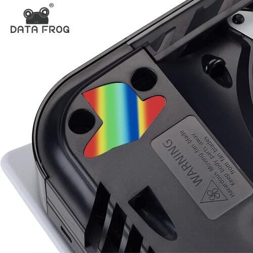 DATA FROG12pcs Class Logo Underlay Sticker for PS5 Console Classic Skin Sticker Glossy Vinyl Decal For PS5 Disk Digital Version