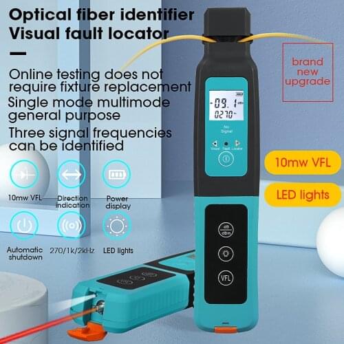 COMPTYCO AUA-40 Fiber Optic Identifier Live Fiber Optical Identifier with Built in 10mw Visual Fault Locator 800-1700nm SM MM