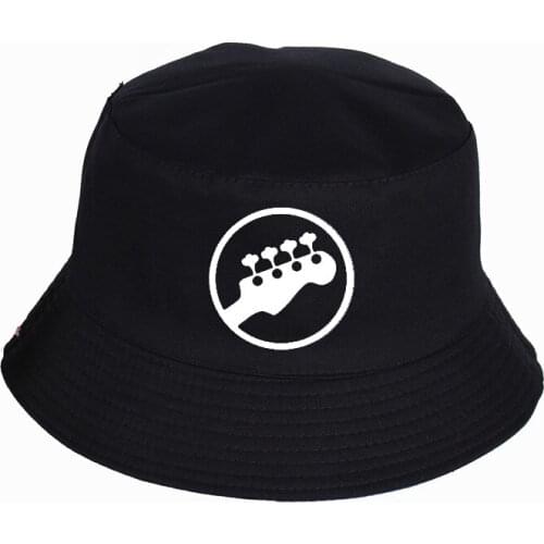 Music Guitar Pattern Print Bucket Hats Summer High quality fishermans hat Women Men fisherman hat Snapback Hats