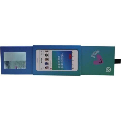 Professional customized 2.4 inch video brochure video greeting card video screen cards for Advertising Propaganda business cards