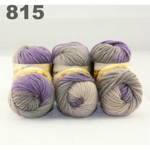 6x50gr Skeins NEW Chunky Hand Coarse Knitting Scores wool yarn 815