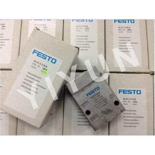 VL/O-3-1/8-B 7803 VL/O-3-PK-3 4233 VL/O-3-3/4 10049 VL/O-3-1/2 9983 FESTO Solenoid valve Pneumatic components