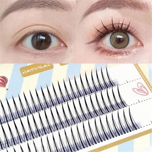 1box/set A-type Hair Grafted Eyelashes Fairy Hair A-type Grafted Eyelashes Single Cluster Small Professional Nature Long Lasting