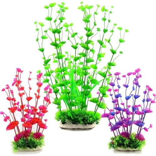 1pcs Fish Tank Plants Water Tank Decoration Simulation Water Shell Grass Fake Aquarium Plants Backgrounds Favourite