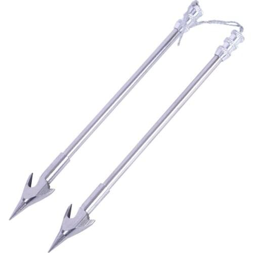 20pcs/lot Stainless Steel Slingshot Arrowhead Bow Fishing Dart Arrowhead Slingshot Catapult Hunting Shooting Catapult Dart Tool