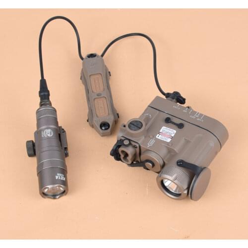 Airsoft DBAL DBAL-D2 Light Combo Red Laser IR Light With Surefire M300 Dual Tape Switch Hunting Rifle Weapon Scout Light