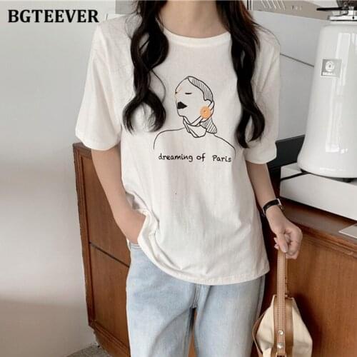 BGTEEVER Women's Short T-shirts