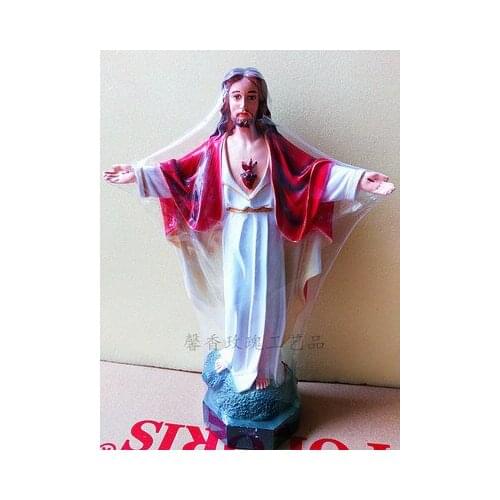 Our lady of Fatima Saint Teresa esus Mary statue Lutheran rosary rosary church family sculptures decoration