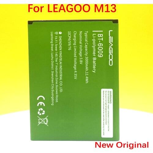 BT-6009 3000mAh Battery For LEAGOO M13 Phone Latest Battery Replacement+Tracking Number