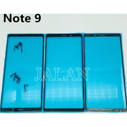 For Samsung Note 9 Glass glass with oca Broken LCD Touch Screen Glass Replacement Laminating Oca Glue Repair