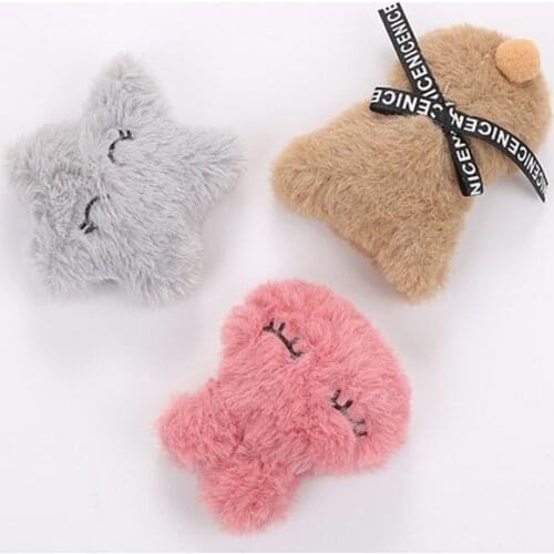 For Dogs Squeak Chew Dog Toys Sound Artificial Fur Stars Rabbit Dog Cat Fleece Pet Funny Plush Toys for All Pets Teething Toy