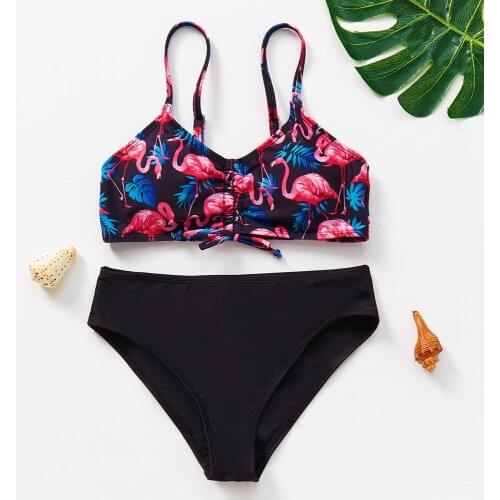 2~16Years Kids Beach Wear Two pieces Girls Swimwear Swimming suit for Kid Girls High quality Children Swimwear Biquini Infantil