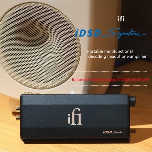 New product micro iDSD Signature desktop and portable multi-function decoding headphone amplifier blue label version