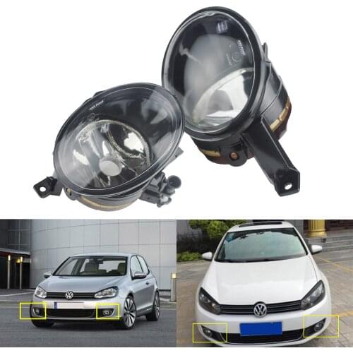 ANGRONG Pair Left & Right OEM Driving Fog Light Lamps Without Bulb For SEAT ALHAMBRA 2011-13