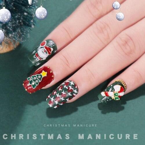 Christmas Nail Art Stamping Template Tree/Snowflake/Snowman Print Image Plate