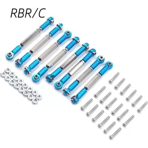 R022 Adjustable Metal Connecting Link Rod For Four-Wheel Drive Off-Road Remote Control Car WPL C14 C24 C34 MN90 D90 D91 D96