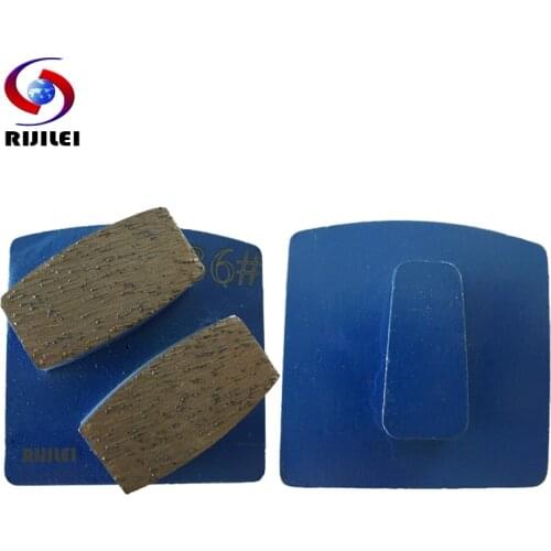 RIJILEI 30PCS Wholesale Metal Diamond Grinding Disk for Concrete Floor Grinder Strong Magnetic Plate Grinding Shoes Discs L10