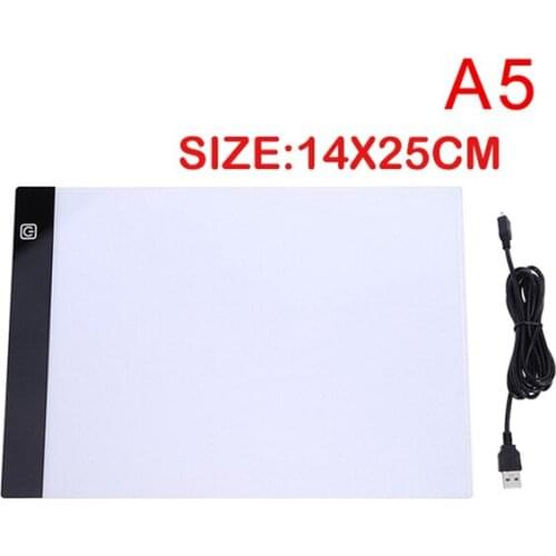 ARMYQZA3 A4 / A5 size three-level dimmable LED light pad, tablet eye protection is easier to use for diamond painting