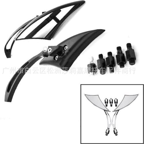 Universal Rearview Mirror Motorcycle Metal Triangle Modification Accessories Simple Installation for Honda Suzuki Kawasaki KTM