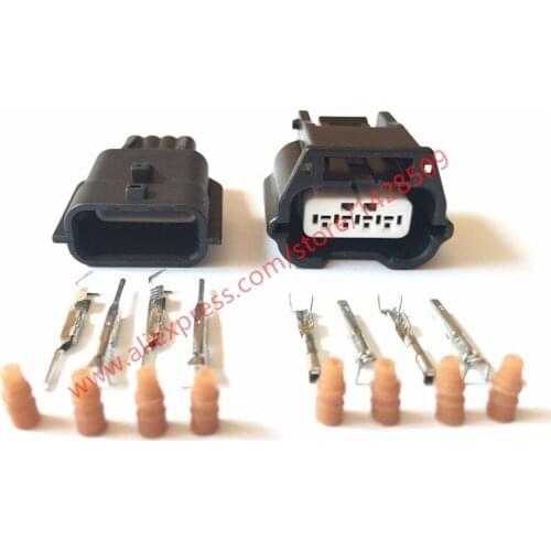 10 Sets 4 Pin Female Male Waterproof Auto Plug 7282-8853-30 7283-8853-30 MAP Sensor Mass Air Flow Socket For Nissan
