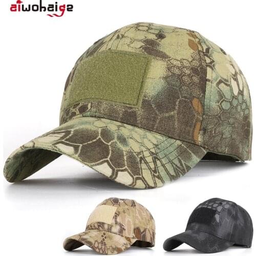 High Quality Spring Snapback Camouflage Tactical Hat Patch Army Tactical Baseball Cap Men Camo Hat Trucker Adjustable Dad Hat