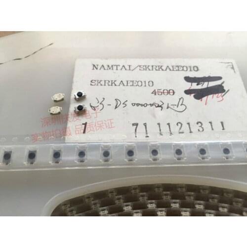 Japan ALPS SKRKAEE010 3*4*2 Patch 2 Foot MP34 Audio Phone Camera/Car Button