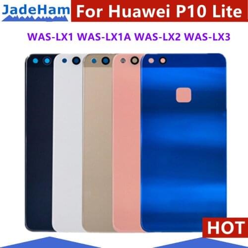 For Huawei P10 Lite Battery Glass Cover Nova Lite Back Housing Rear Door Case For Huawei P10 Lite Battery Cover Panel Replace